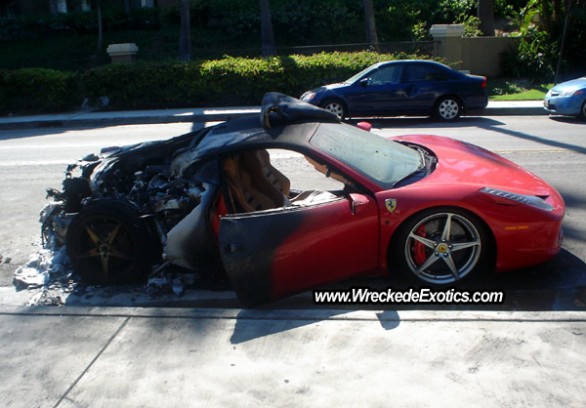Numerous Ferrari 458 Italia models have burst into flames over the last 3